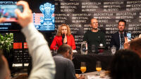 Sportfilm27 Zleva  Renata Balašová (ředitelka), Adolf Zika (režisér,člen poroty), Pavel Skořepa (šéfredaktor Prima Sport)